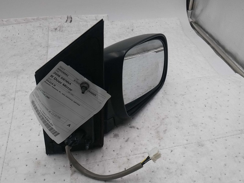 2006 Toyota Sienna Right Door Mirror Red OEM Used 115102 239K Miles