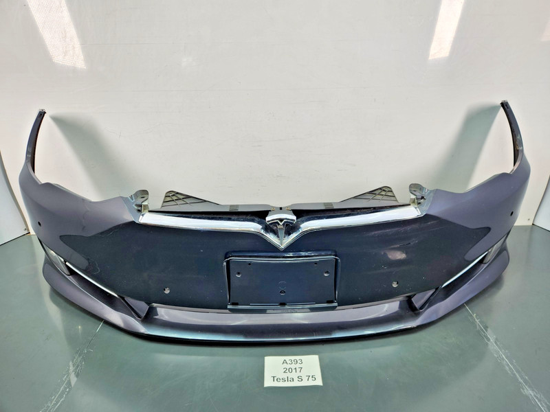 ✅ 2016-2020 OEM Tesla Model S Front Bumper Cover Panel Gray PMNG NOTE*
