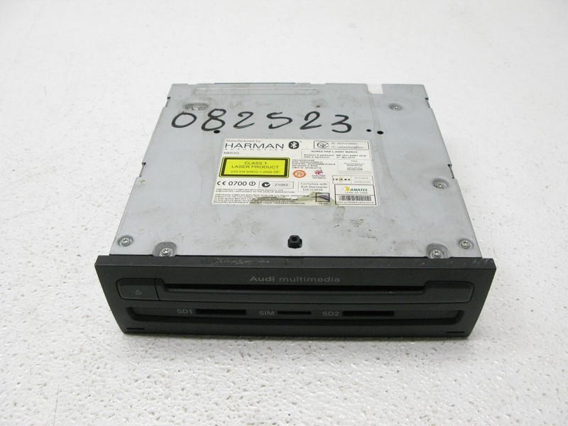 11-16 AUDI D4 A8 A8L S8 AUDIO RADIO MULTIMEDIA CONTROL MODULE CD SD OEM 082523