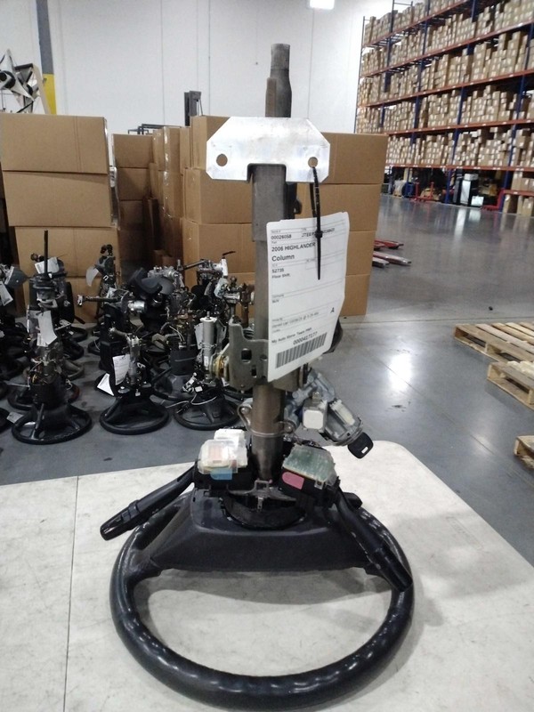 2006 Toyota Highlander Steering Column OEM White 4525048080, 235k Miles