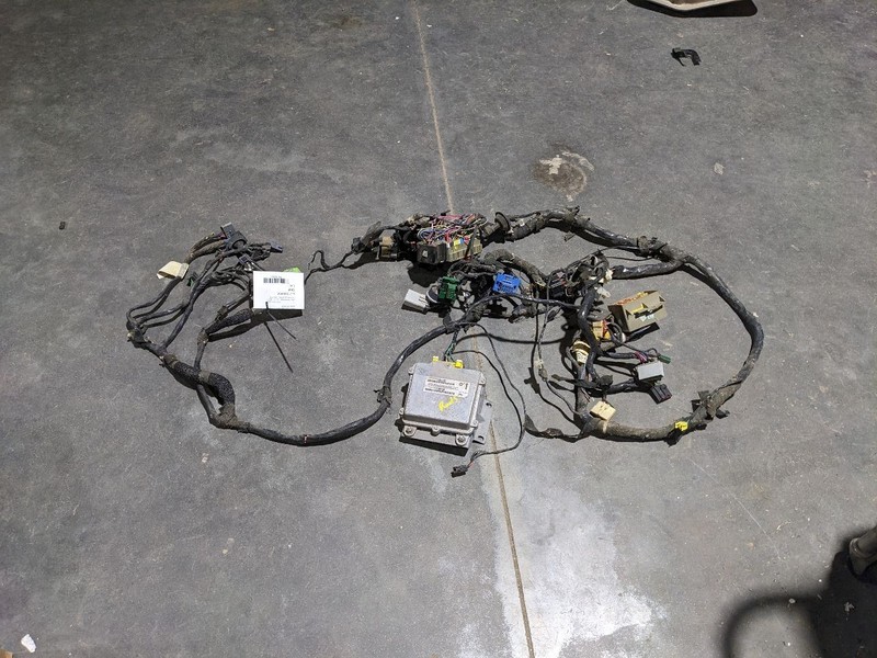 99 Jeep TJ Wrangler Dash Panel Wire Wiring Harness Hard TOP 56010108AF O 1189823