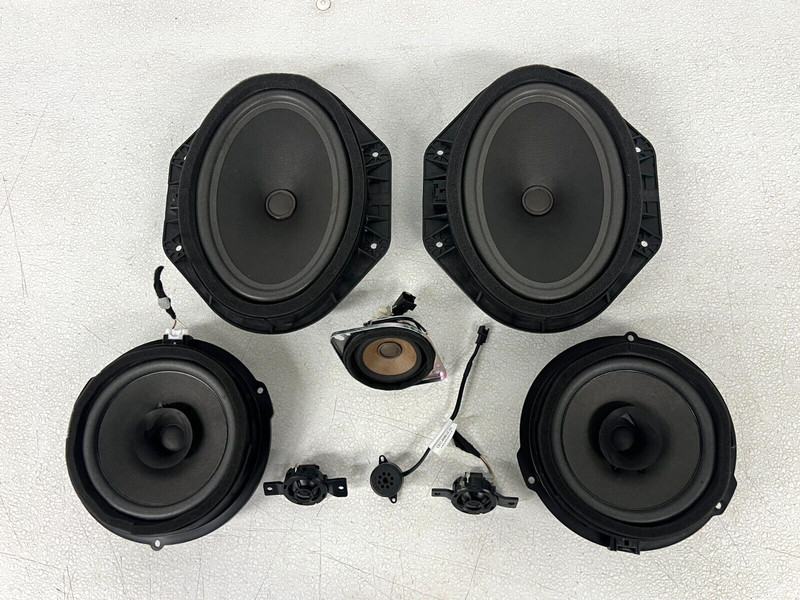 ⭐2015-2017 FORD F-150 FRONT REAR SUBWOOFER TWEETER SPEAKER SET OF 7 OEM LOT2539