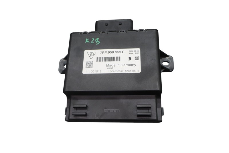 11-18 Porsche Cayenne Voltage Stabilizer Converter Control Module 7pp959663e OEM