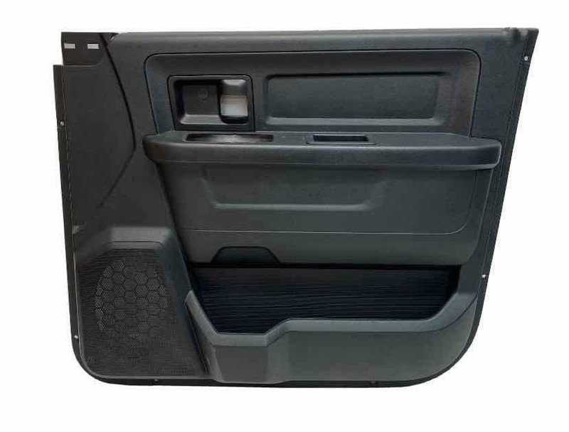 2013 2018 DODGE RAM FRONT PASSENGER SIDE DOOR TRIM PANEL BLACK OEM 1VZ361X9AB
