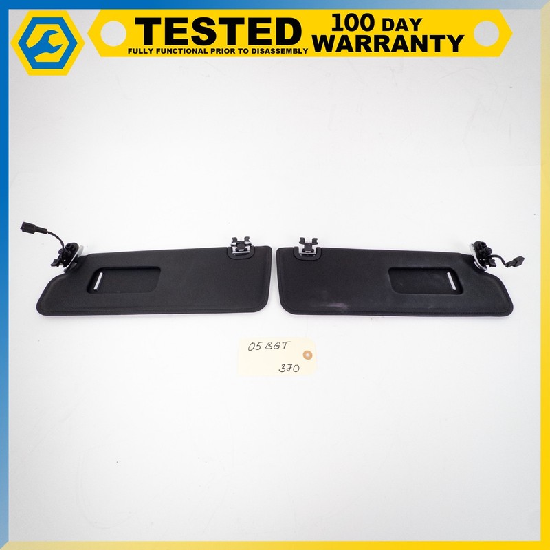 03-13 BENTLEY CONTINENTAL GT FLYING SPUR FRONT LEFT RIGHT SUN VISOR MIRROR OEM
