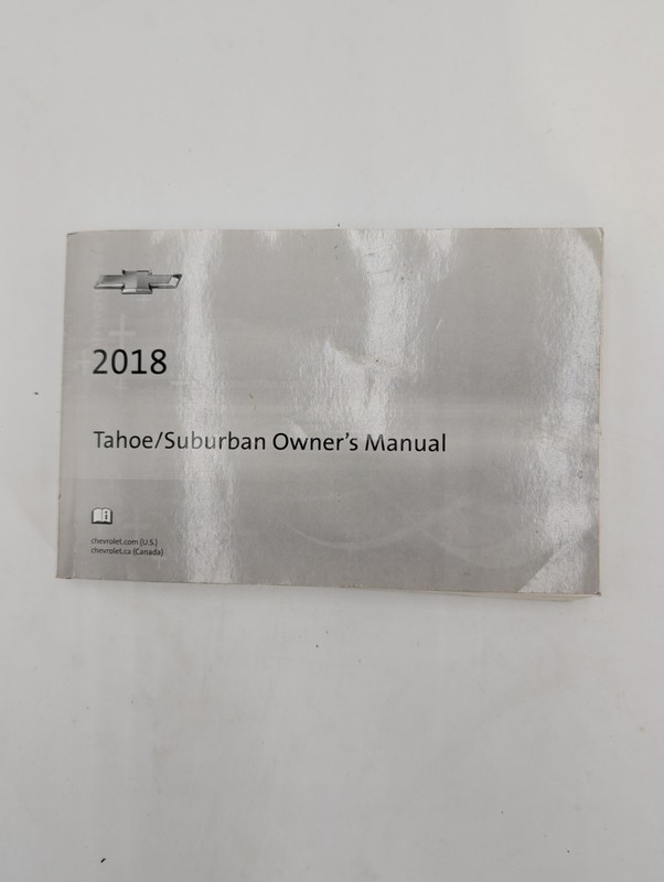 2018 Chevrolet TAHOE / SUBURBAN Factory Owners Manual