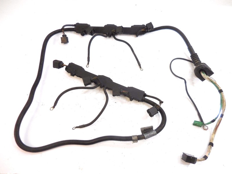 06 BMW 750 4.8L Fuel Injector Rail Wiring Harness OEM