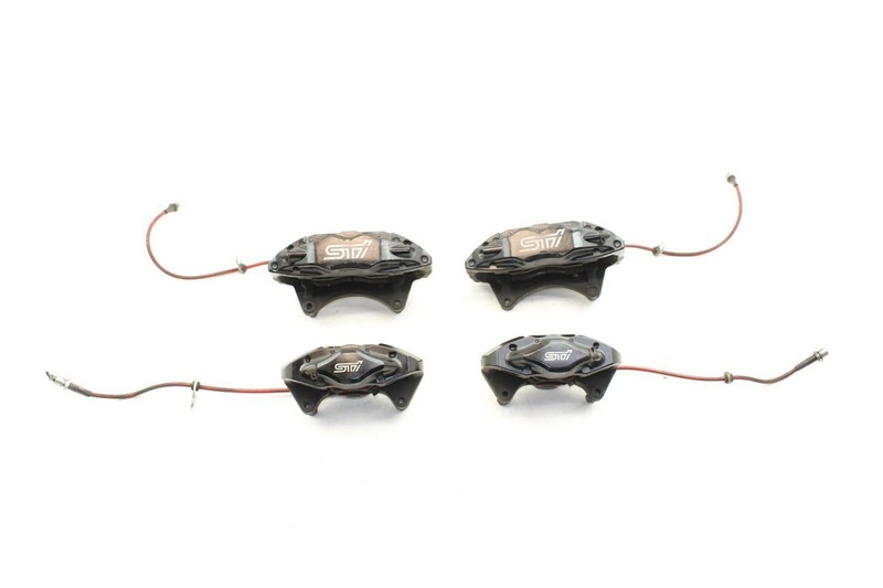 Complete Set of Left and Right Front and Rear Calipers Fits 18-21 WRX