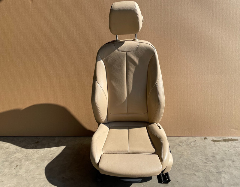 13 14 15 BMW F30 328i 335i Front Left Driver Seat Beige W/Heated 1297 OEM