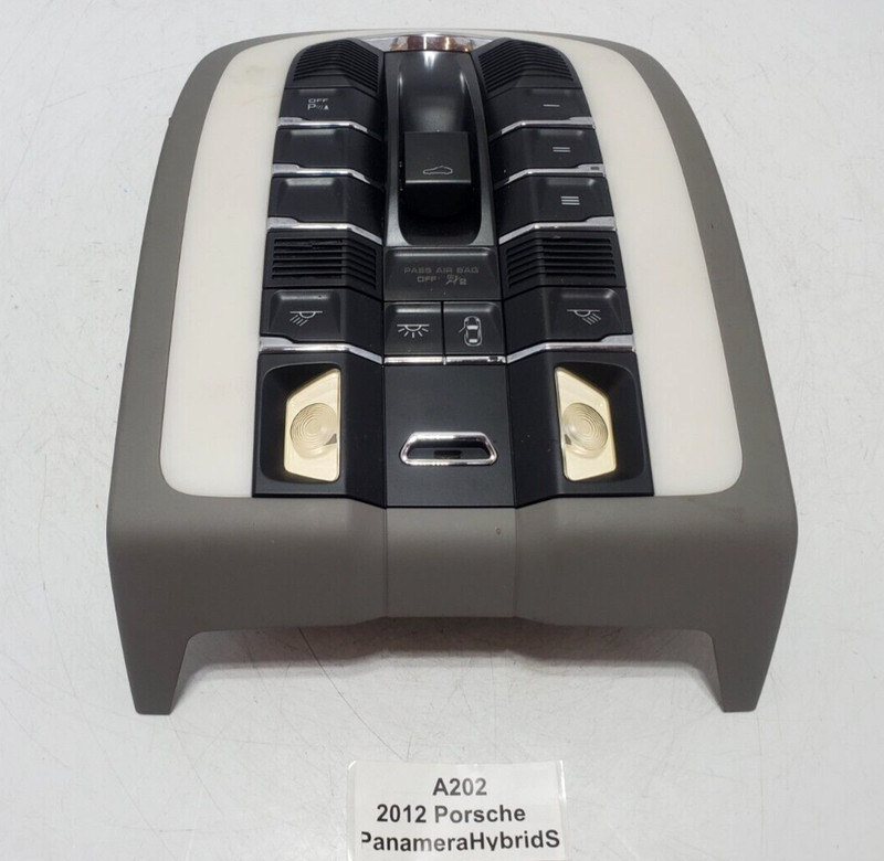 ✅ 10-16 OEM Porsche Panamera Hybrid S 970 Dome Light Lamp Roof Switch Overhead