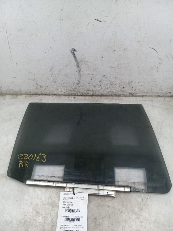 01-07 TOYOTA HIGHLANDER PASSENGER RIGHT REAR DOOR GLASS 68113-48070