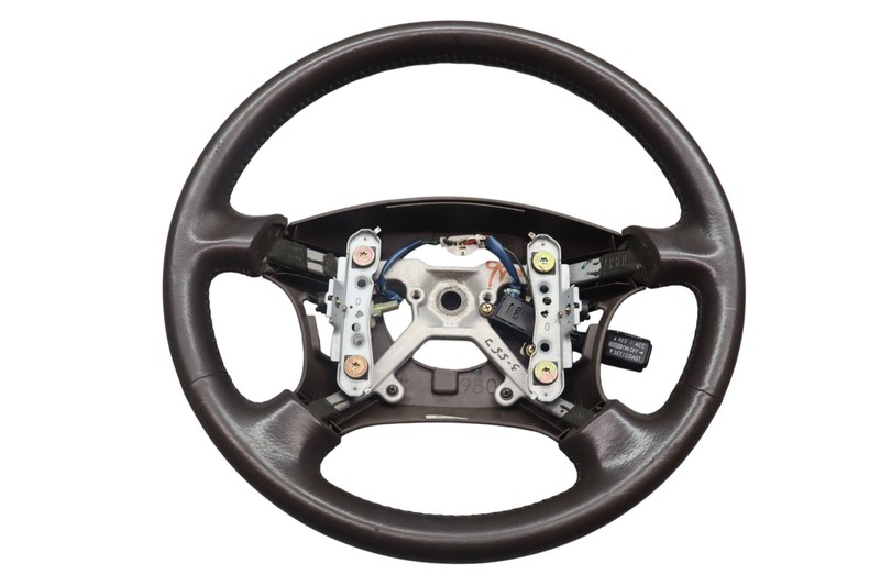 1993 Lexus GS300 4 Spoke Front Driver Side Steering Wheel Leather OEM