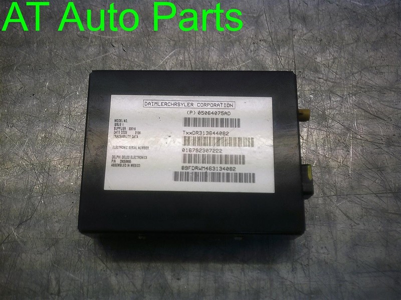 2007 DODGE CALIBER NAVIGATION COMPUTER CONTROL MODULE OEM 5064075AD