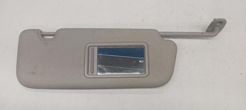 14-'16 KIA FORTE right passenger Sun visor w/o sunroof gray OEM