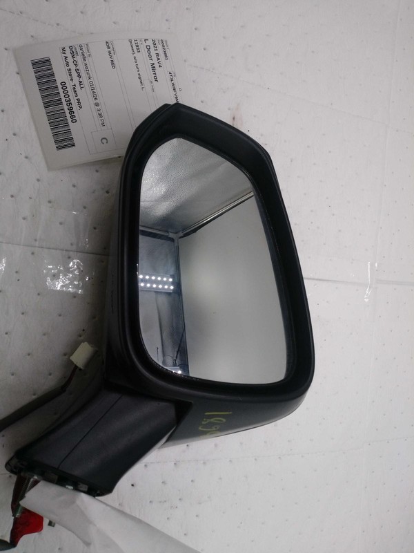 2021 Toyota RAV4 Left Door Mirror Assembly Red OEM Used 114K Miles NJ25-23681