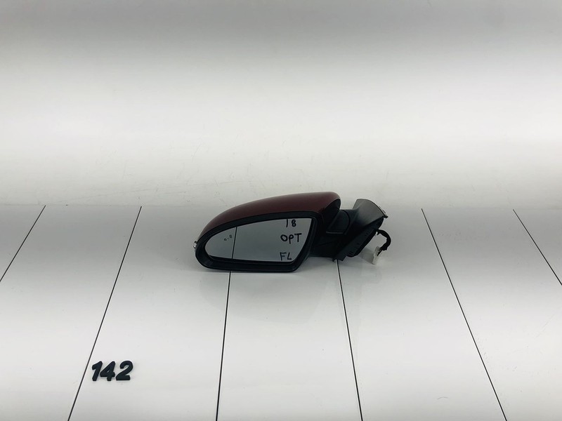 18-20 KIA OPTIMA LEFT SIDE EXTERIOR REAR VIEW MIRROR REMINGTON RED METALLIC OEM