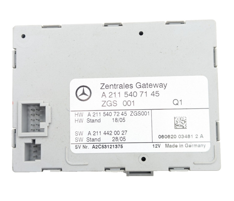 03-11 Mercedes R230 SL550 E320 Central Gateway Control Module 2305407145 OEM