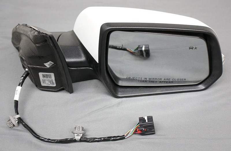 OEM Right Passenger Side Mirror Scratches For GMC Acadia Summit White