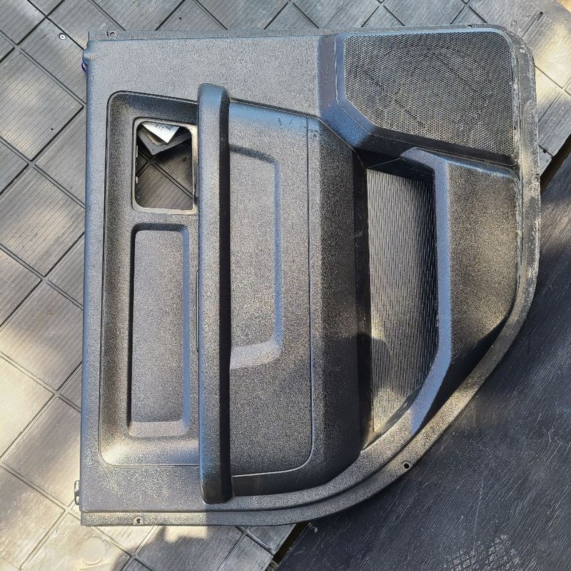 13-18 Dodge Ram 1500 Crew Cab Rear Left Door Trim Panel Black OEM 7AD85TX7AA