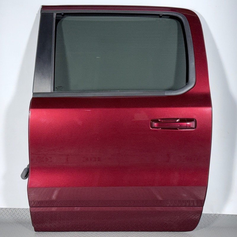 ✅ 2019-26 RAM 1500 5th Gen OEM COMPLETE DOOR REAR LEFT Red PRV DRIVER SIDE LH