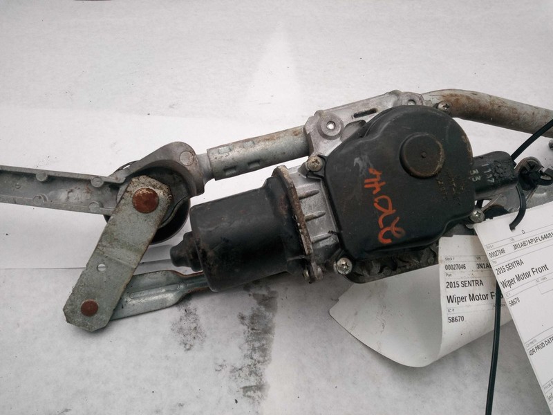 2015 Nissan Sentra Wiper Motor OEM 288103SG0A Brown 86K Miles