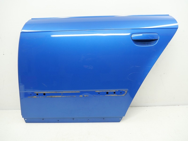 2007-2008 Audi RS4 Left Rear Door Shell Driver Side Blue LH 8E0-833-051-J OEM