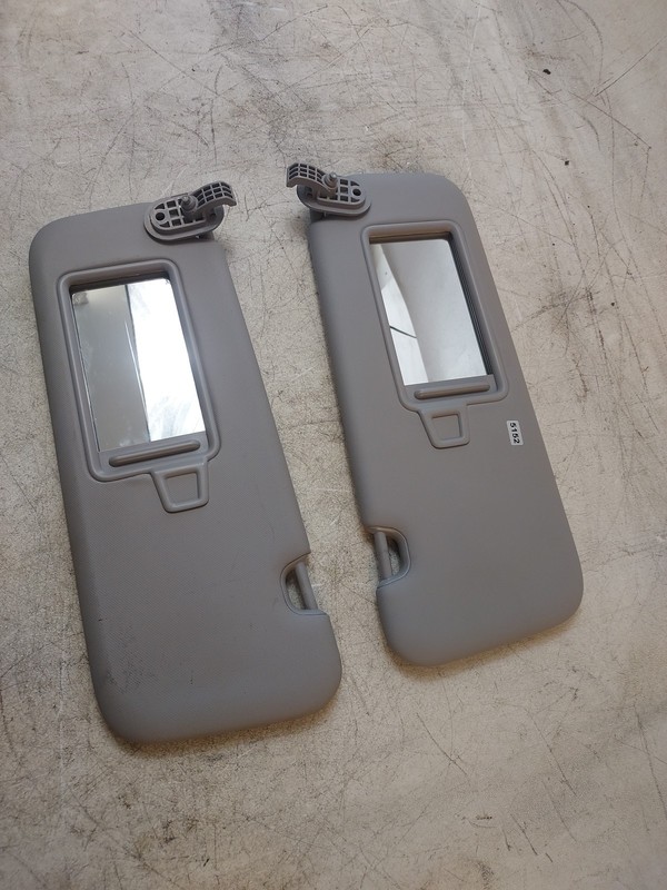 2013-2017 Hyundai Elantra Sun Visor Set Pair Driver Passenger Gray Lh & Rh oem