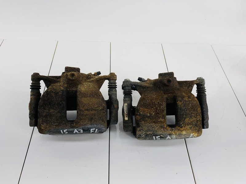 15-20 AUDI A3 QUATTRO 8V FRONT RIGHT & LEFT SIDE ABS BRAKE CALIPER SET OF 2 OEM