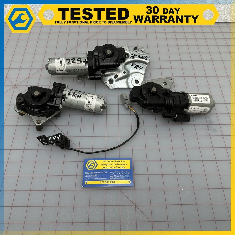 12-20 BMW F30 FRONT RIGHT SEAT MOTOR SET OEM