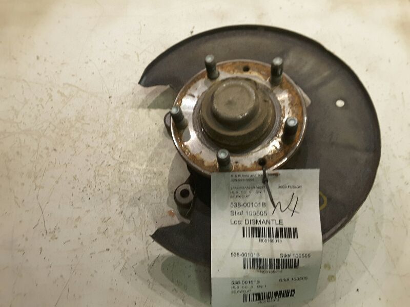 HUB REAR DISC BRAKES FWD W/ABS FITS 06-12 FUSION 165013