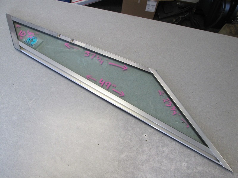 1993 Celebrity Stratos Boat Starboard Right Side Rear Glass Windshield Window