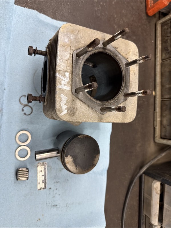 JLO Rockwell L-295 Cylinder Jug And Piston Harley Snowmobile