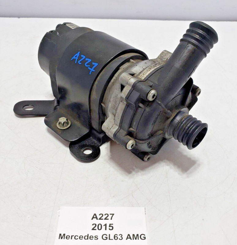 ✅ 12-19 OEM Mercedes X166 GL63 AMG Auxiliary Water Cooling Pump W/ Bracket