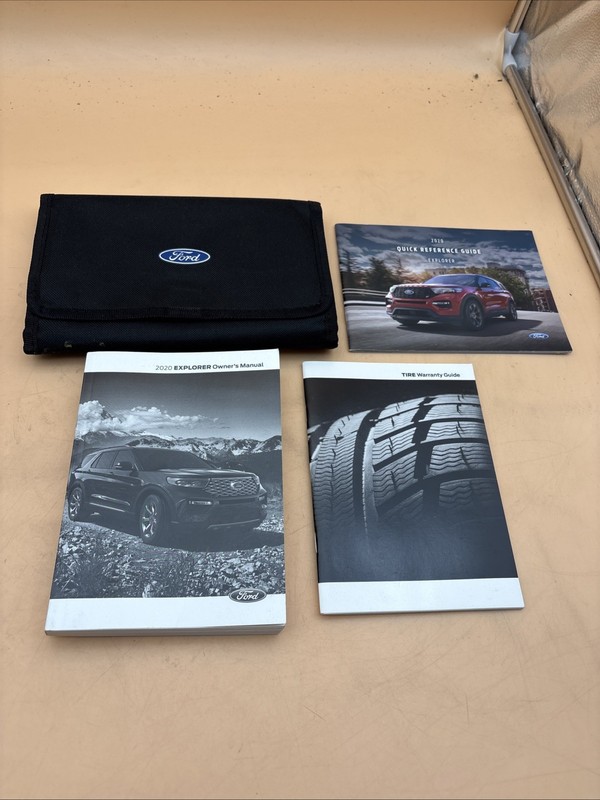 2020 Ford Explorer Owners Manual, Quick Reference Guide With Case Included
