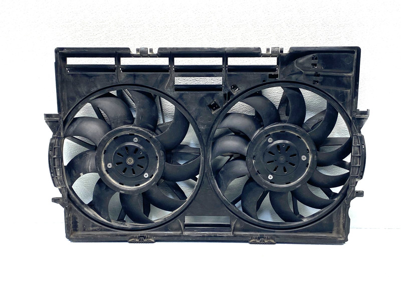 11-14 AUDI A8 3.0L RADIATOR COOLING FAN SHROUD ASSEMBLY OEM #A0.42