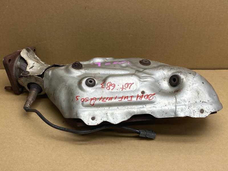 2014-2017 INFINITI Q50 S LEFT SIDE EXHAUST MANIFOLD OEM LOT683