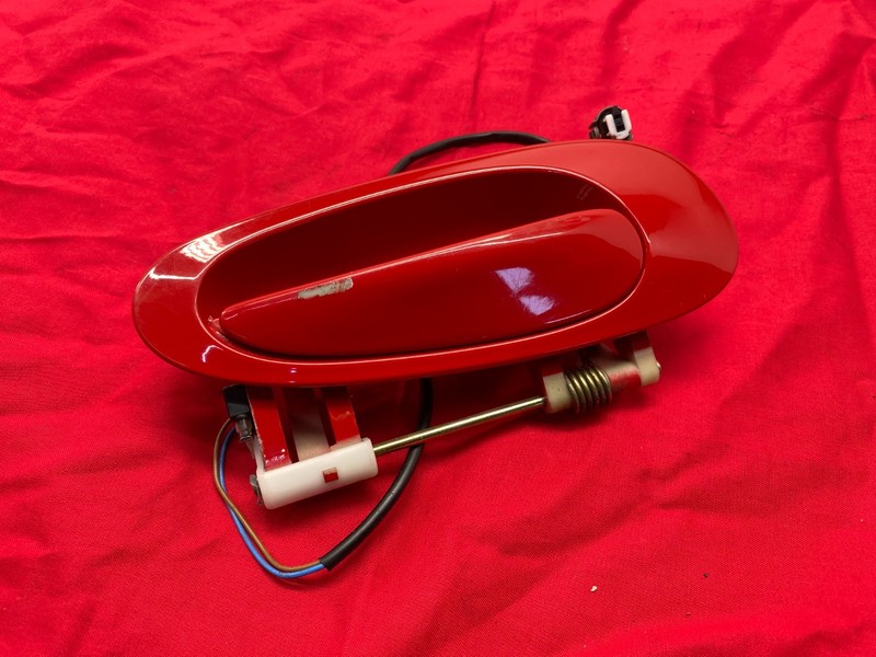 98-05 Porsche 911 Boxster 986 Right Passenger Side Exterior Door Handle Red OEM✅
