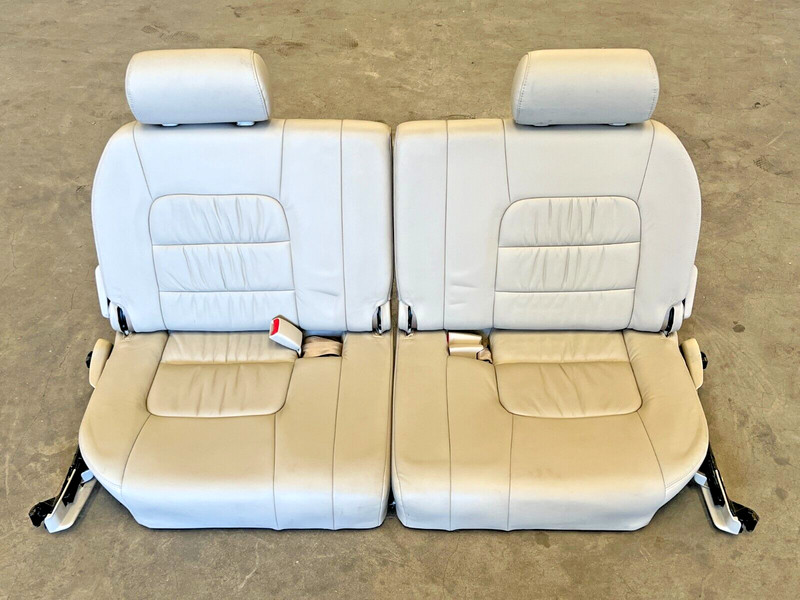 ⭐1998-2007 LEXUS LX470 3RD ROW REAR SEAT BENCH CUSHION BEIGE LEATHER OEM LOT2581