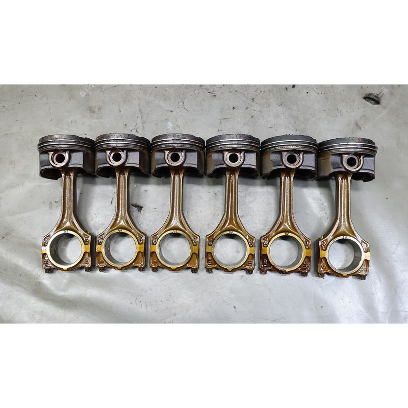 1997-1998 BMW Z3 2.8 Roadster M52 2.8L Piston and Connecting Rod Set of 6 OE
