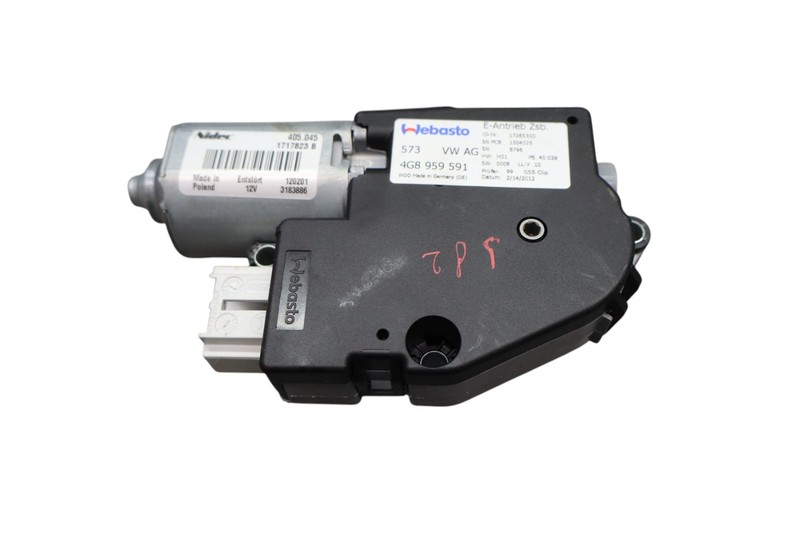 12-18 Audi A6 Quattro Upper Overhead Sunroof Sun Roof Window Electric Motor OEM