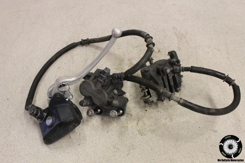 2009 Kawasaki Ninja 650R EX650C FRONT BRAKE CALIPER MASTER CYLINDER RESERVOIR EX