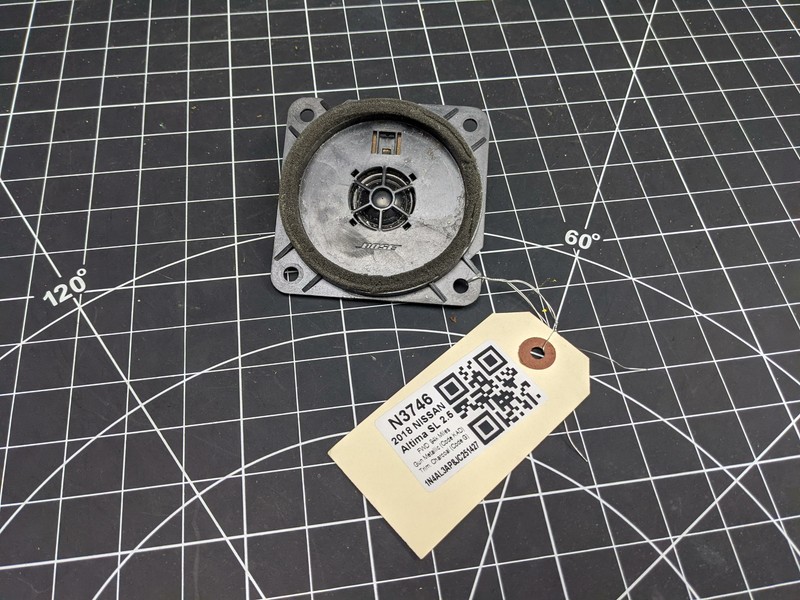 Dashboard Right or Left Speaker 2018 Nissan Altima 281E1-3TA0A 2013-2016 2017
