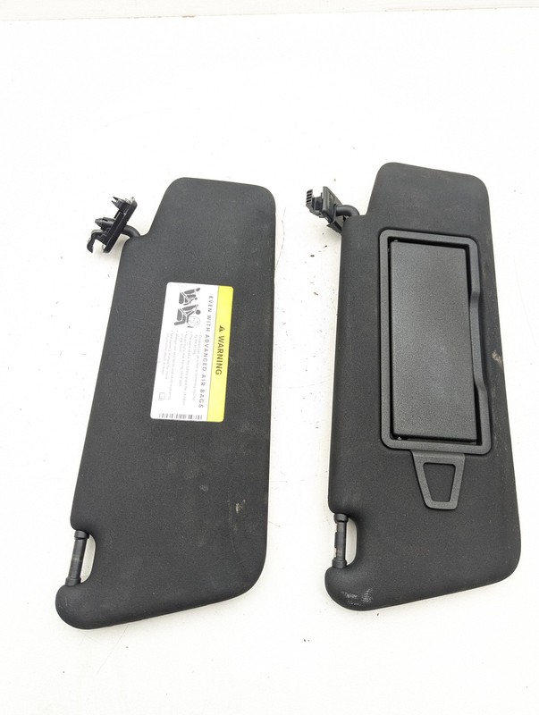 2008-2014 Mercedes W204 C250 C300 C350 Front Right Left Sun Visor Pair Black OEM