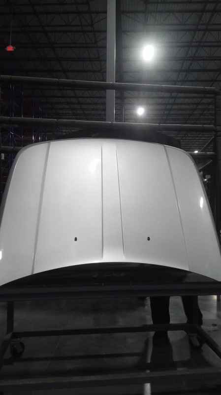 2011 Dodge Nitro OEM Silver Hood Panel - Used, 136K Miles, Warranty Included