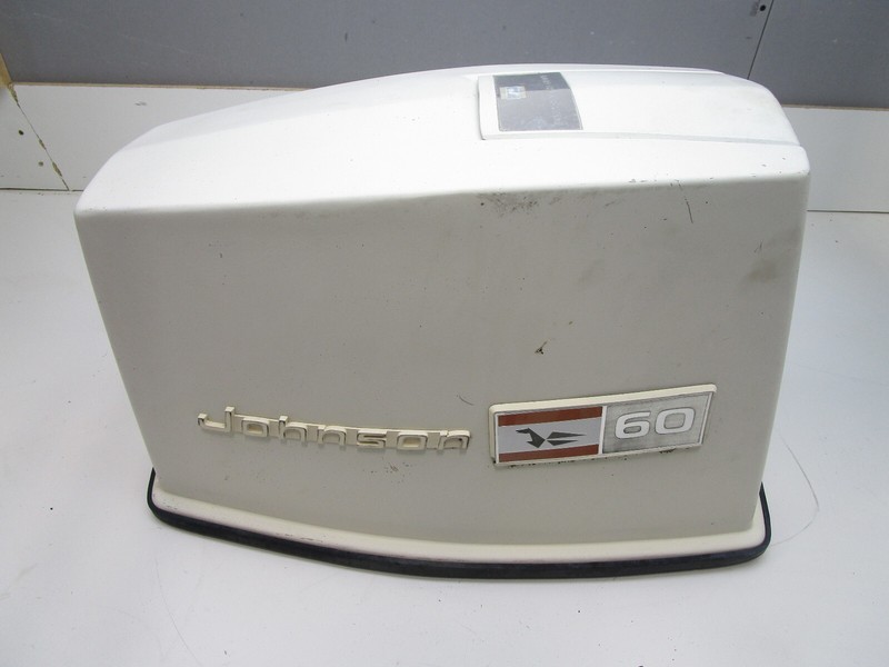 384241 Johnson Outboard 60HP 3 Cyl Loop Charged Motor Cowl Engine Cover 1971 NLA