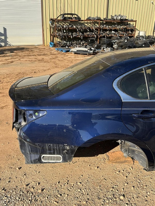 2013-2019 LEXUS GS350 REAR RIGHT PASSENGER SIDE QUARTER PANEL CUT BLUE OEM
