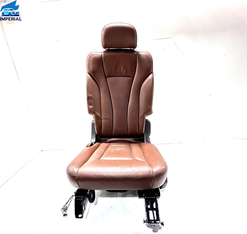 AUDI Q7 PREMIUM REAR LEFT DRIVER SIDE SEAT COMPLETE & HEADREST 17-19 OEM