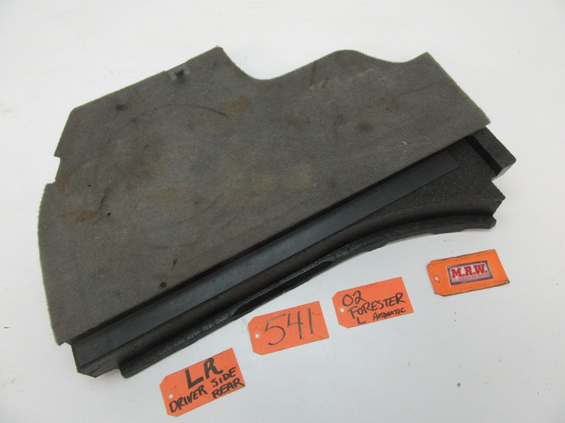 TRUNK CARPET SPARE TIRE LUG WRENCH BIN DRIVER SIDE BACK REAR fits 99-02 FORESTER