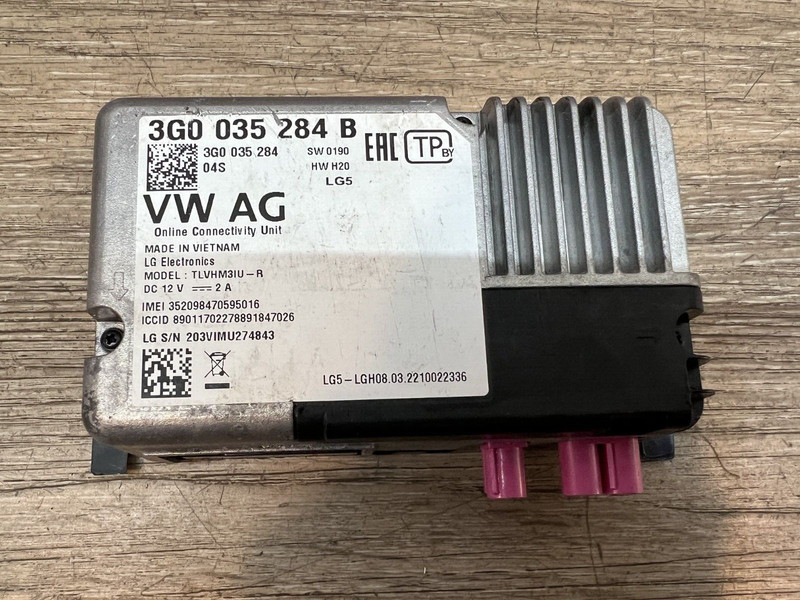 2022 Skoda Rapid Control Unit ASSY OEM Part# 3G0035284B