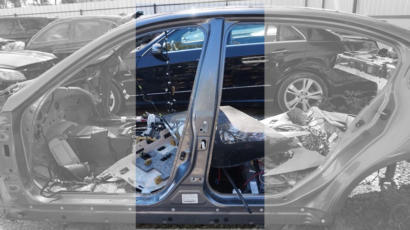 ✅ 2014-2023 INFINITI Q50 OEM LEFT CENTER B-PILLAR PANEL DRIVER SIDE FRAME CUT
